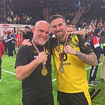 Siegerfoto mit Kevin Großkreutz Kevin Großkreuz