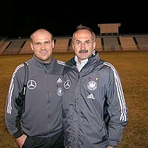 mit Uli Stielike beim DFB Uli Stielike