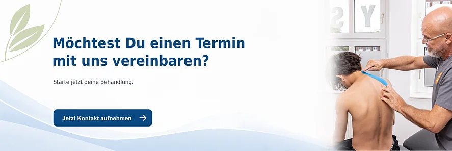 Termin für Kinesio Taping vereinbaren CTA Kinesio