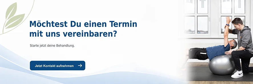 Termin für Krankengymnastik vereinbaren CTA KGN