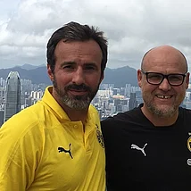 mit den Defensivspezialisten Miki Stevic und Julio Cesar Miki Stevic und Julip Cesar